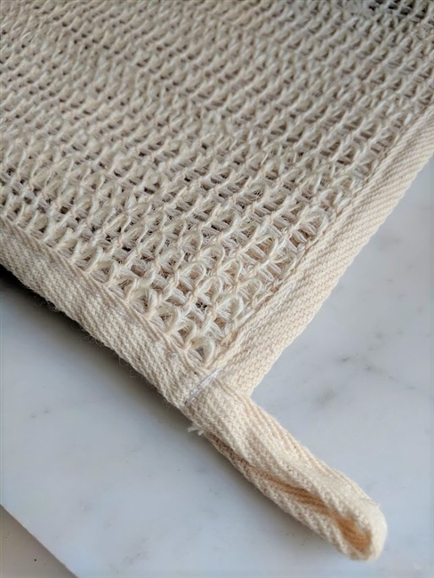 Natural Sisal Washcloth, Exfoliating Sisal Washcloth